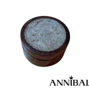 grinder mini ganeshji carved stone rosewood