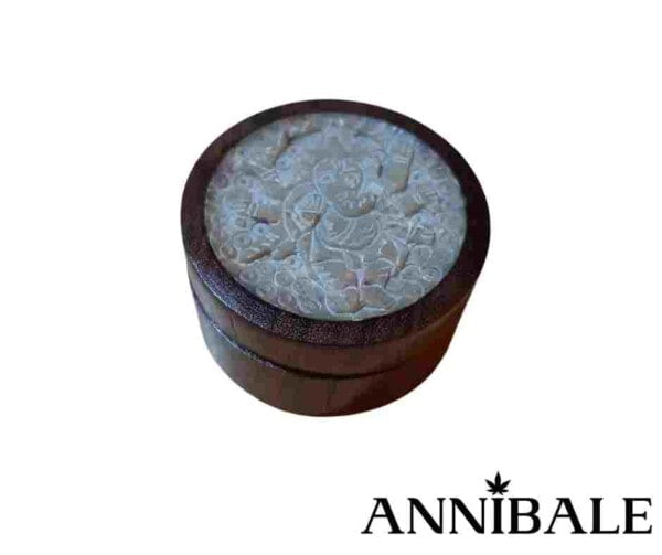 grinder mini ganeshji carved stone rosewood