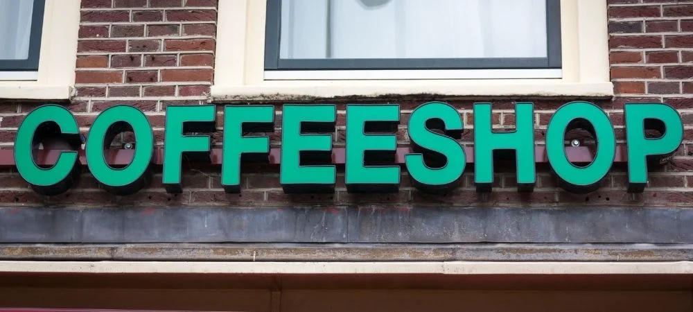 coffeeshop insegna amsterdam